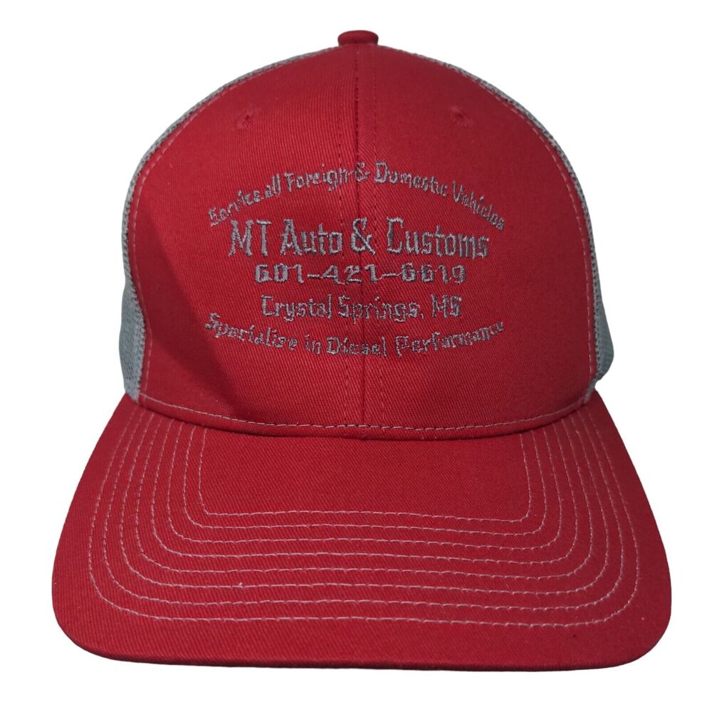 MT Auto & Customs Crystal Springs MS Adult Trucker Hat Multicolor OS Mesh Back